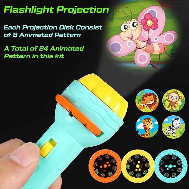Slide Flashlight Torch Education LearningKids Toy
