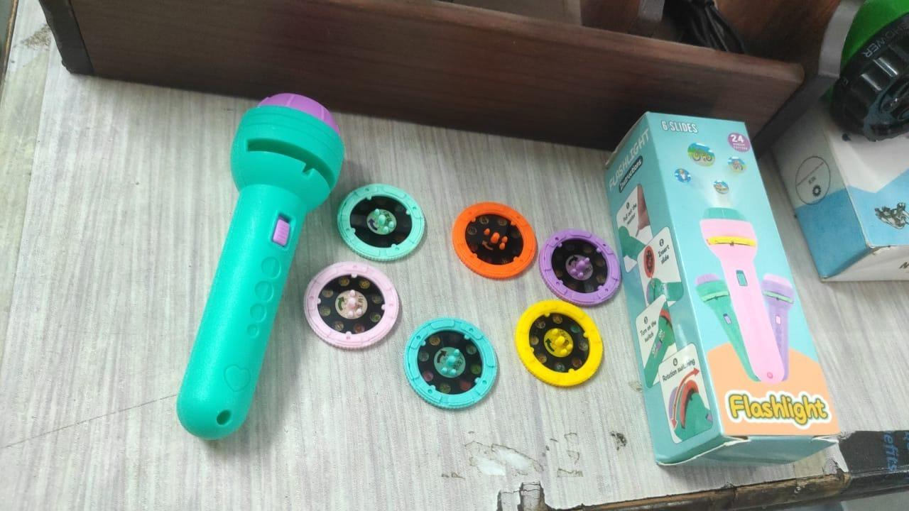 Slide Flashlight Torch Education LearningKids Toy