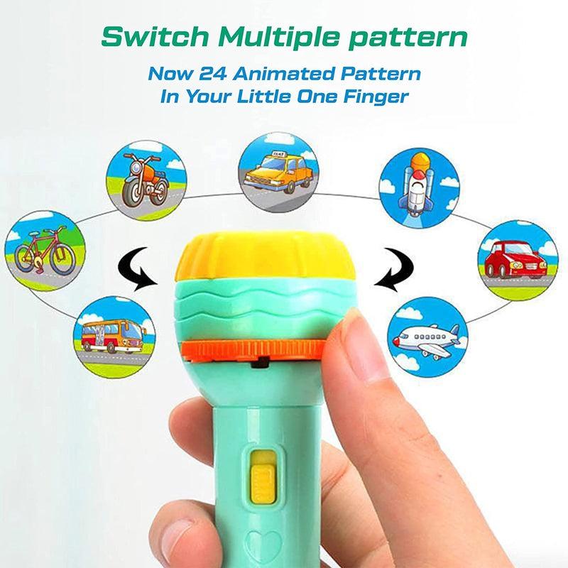 Slide Flashlight Torch Education LearningKids Toy