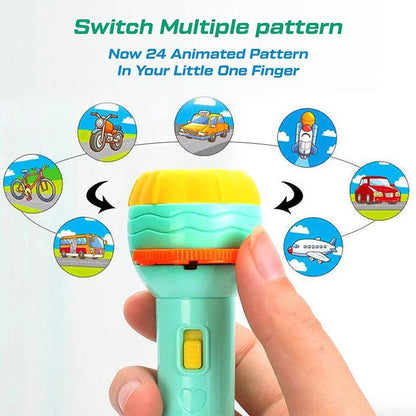 Slide Flashlight Torch Education LearningKids Toy